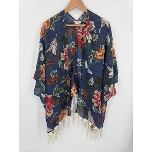 Hayden Los Angeles Kimono Top Womens S/M Boho Hippie Beach Coastal Vacation